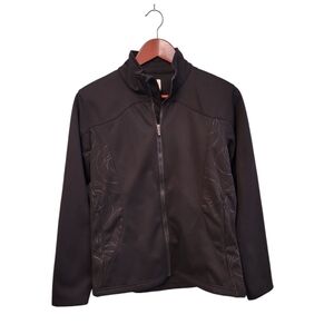 AUR Golf Womens Lightweight Black Outdoor Athletic Black Golf Jacket Size Medium